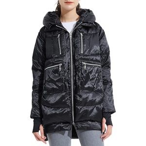✨THE Amazon Coat✨ - Orolay Women's Thickened Hooded Down Jacket - Jet Black - XL